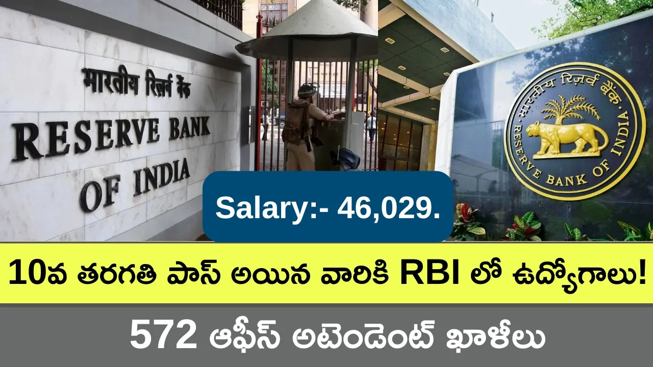 RBI Recruitment 2026